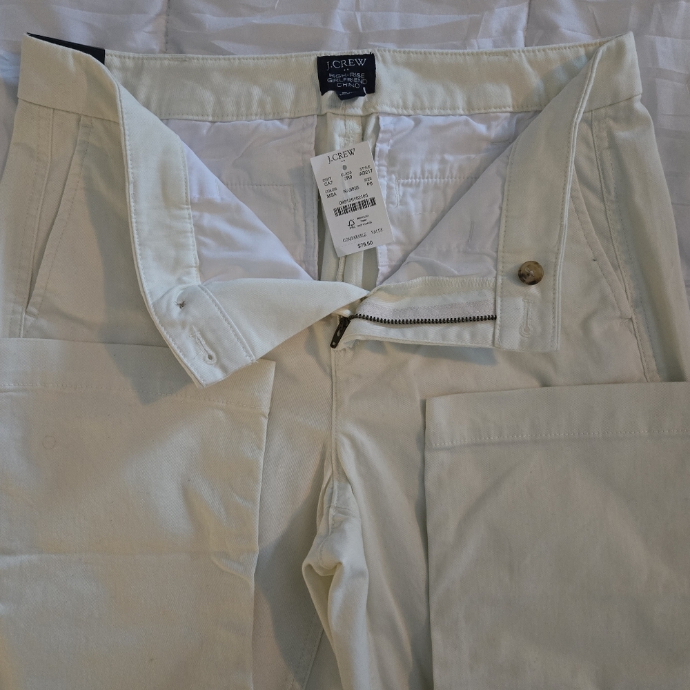 NWT! J.Crew Cream Pants